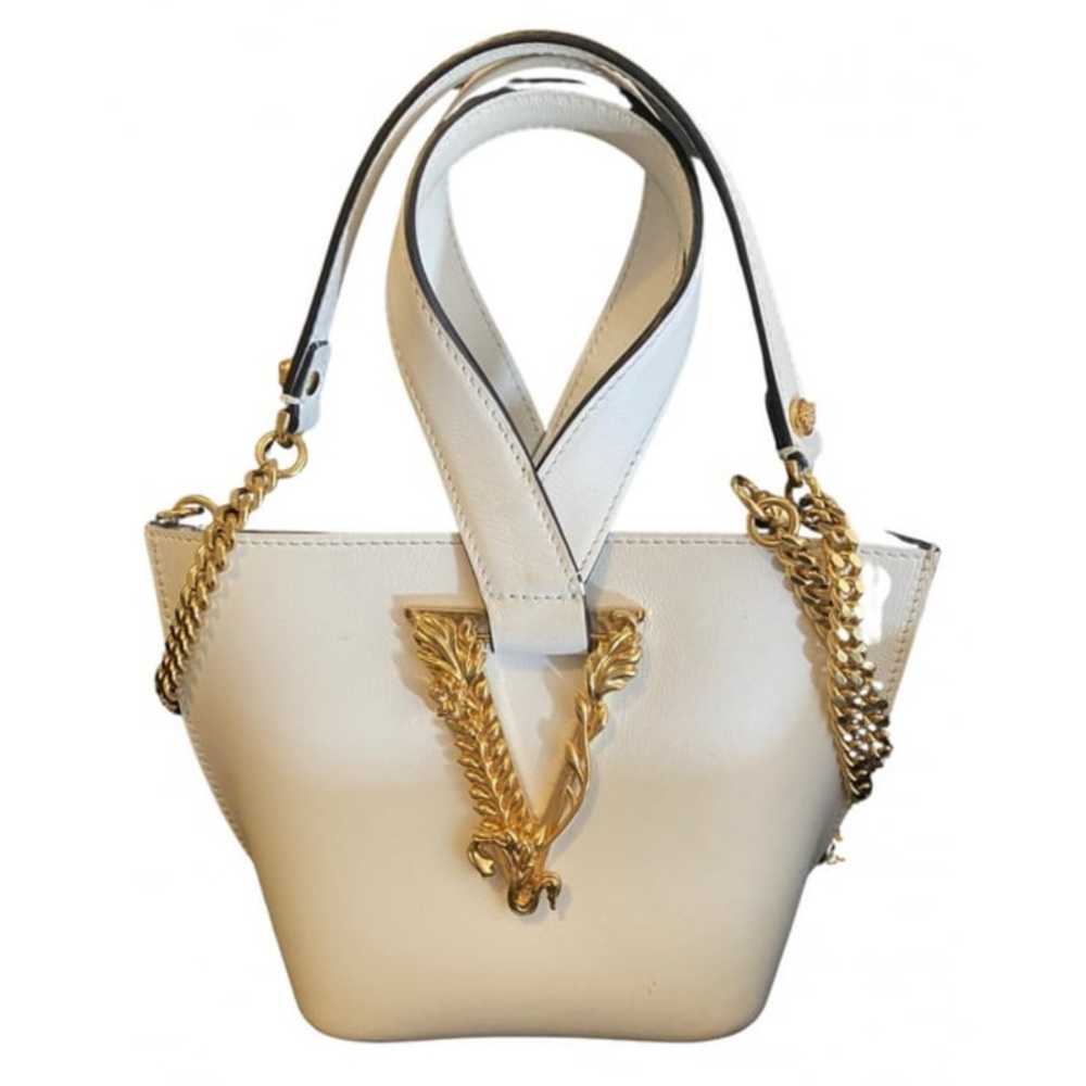 Versace Virtus leather crossbody bag